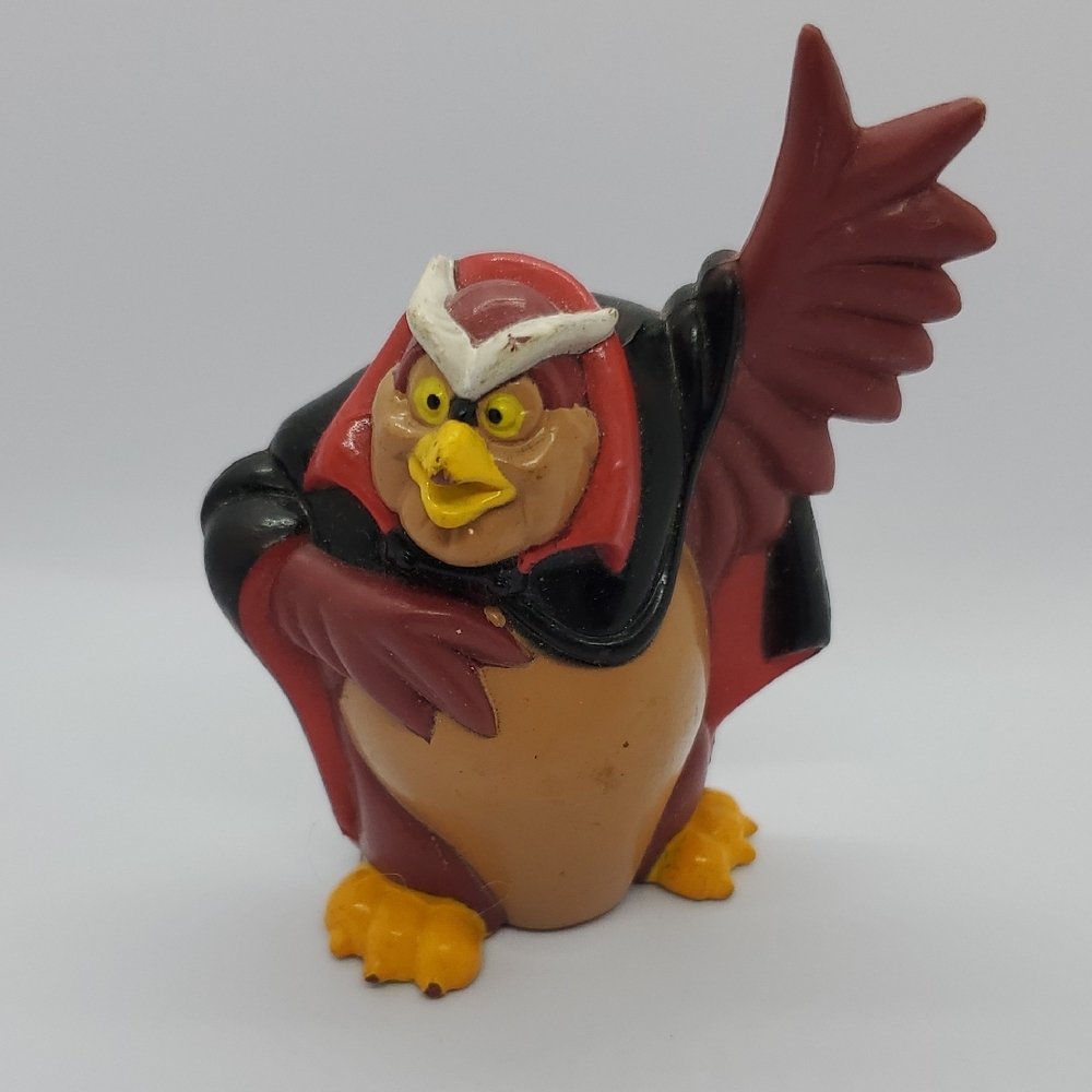 Vintage 1992 Goldcrest Animation Dairy Queen Toy Rock-A-Doodle Grand Duke Owl